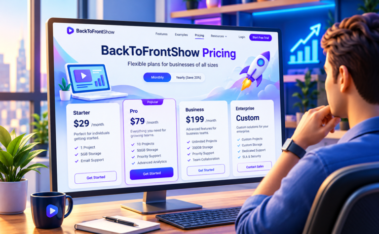 BackToFrontShow Pricing: Real Cost & Plans (2026)