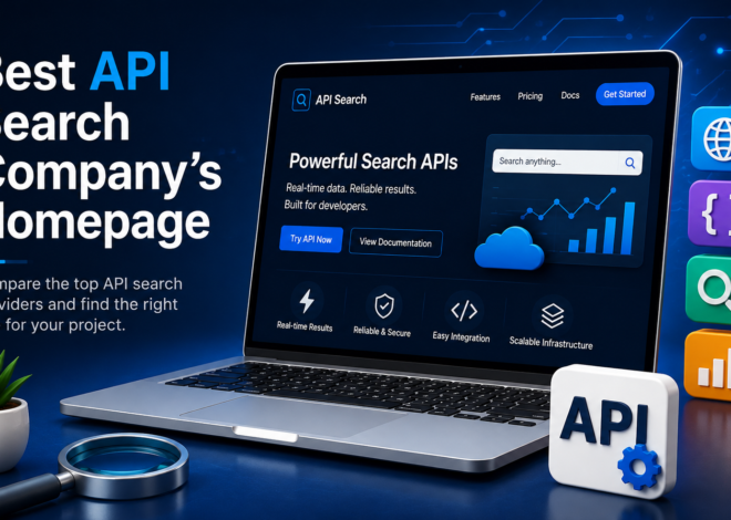 Best API Search Company’s Homepage (2026)