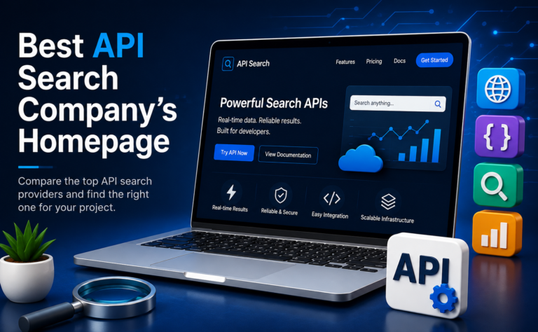Best API Search Company's Homepage (2026)